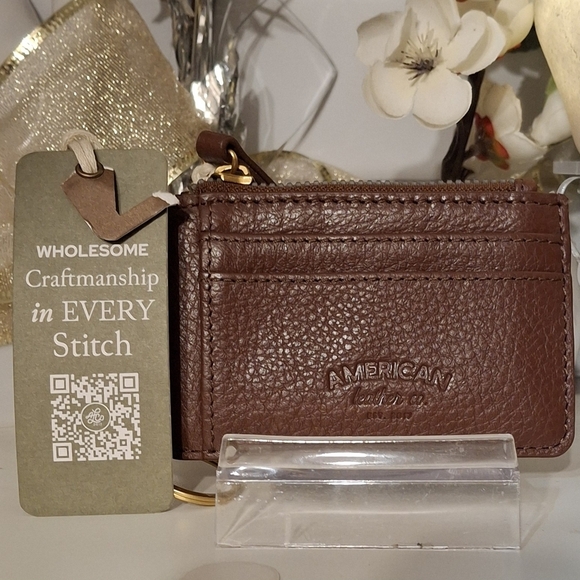 American Leather Co. Other - American Leather Co. Portland In Cordovan Brown Card Holder NWT